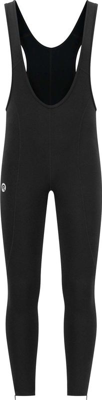 Rogelli Core Lange Fietsbroek Heren met Bretels - Zonder Zeem - Lange Wielrenbroek - Zwart - Maat 4XL