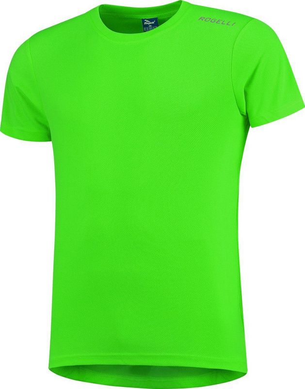 Rogelli Promo Sportshirt - Korte Mouwen - Heren - Groen