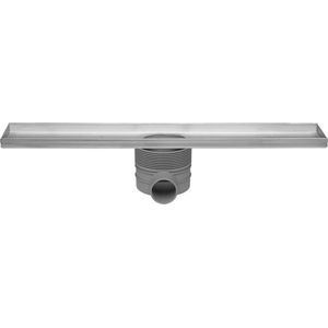 Easy Drain Multi inbouwdeel zonder rooster met waterslot 30/35/50mm 9.8x80cm inbouwdiepte vanaf 79mm met zijuitloop edmi800