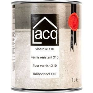 Lacq Vloerolie X10 - Houtolie - 1 Liter - Voor binnen - Kleurloos - Houten vloeren en meubels