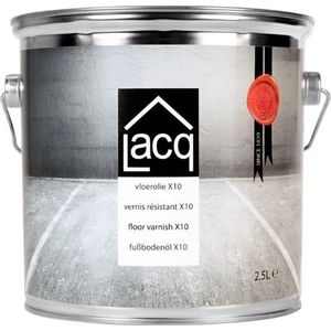 Lacq Vloerolie X10 - Houtolie - 2,5 Liter - Voor binnen - Kleurloos - Houten vloeren en meubels