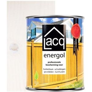 Lacq Energol - Houtolie - Wit - 1 Liter - Zijdeglans