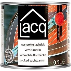 Lacq Jachtlak – Hoogglans bescherming voor hout – UV-bestendig – Waterbestendig – Ideaal voor boten – Duurzaam – Millieuvriendelijk – 0,5L