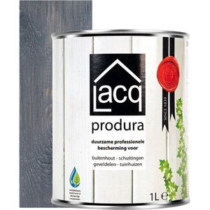 Lacq Produra - Beits - 1 liter - Antraciet - Duurzaam - Voor binnen en buiten