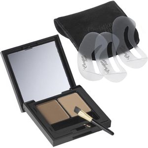 Christian Faye - Eyebrow Make Up Duo Wenkbrauwpoeder 3 g Deep Blond