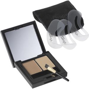 Christian Faye - Eyebrow Make Up Duo Wenkbrauwpoeder 3 g Brown