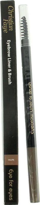 Christian Faye - Eyebrow Liner & Brush - Taupe - Make-up
