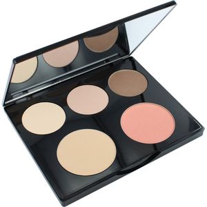 Christian Faye - Face Contour Kit - Make-up - Contourpalet - Inclusief Borstel