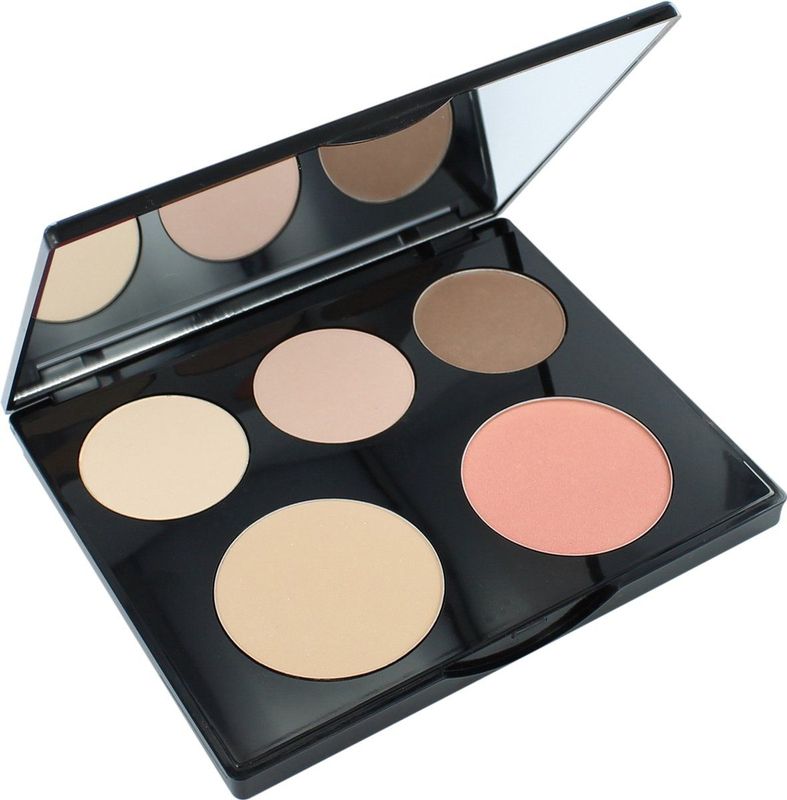 Christian Faye - Face Contour Kit - Make-up - Contourpalet - Inclusief Borstel