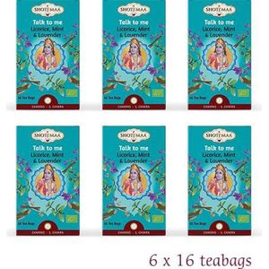 Shoti Maa Chakras ""Talk To Me-Je Parle"" Zoethout Munt Lavendel BIO (6 doosjes thee)