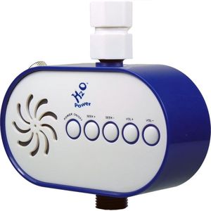 H2O Power Water Power Radio, FM radio voor de douche, loopt op waterdruk