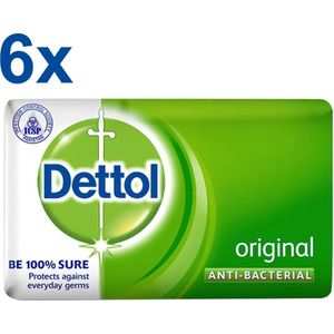 Dettol - Original - Antibacteriële Zeeptablet - Handzeep - 6x 100 gram - Voordeelverpakking