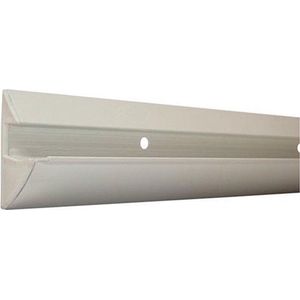 Spur Wandplankdrager Muroy Aluminium Wit Lengte Gelakt 60cm