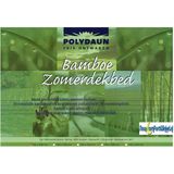 Polydaun Bamboe Zomerdekbed - Eenpersoons - 140x220 cm- Wit