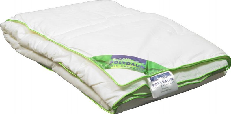 Polydaun Bamboe - Zomerdekbed - Tweepersoons - 200x200 cm - Wit