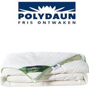 Polydaun Bamboe dekbed - zomerdekbed – lits-jumeaux - 240x200 cm - wit