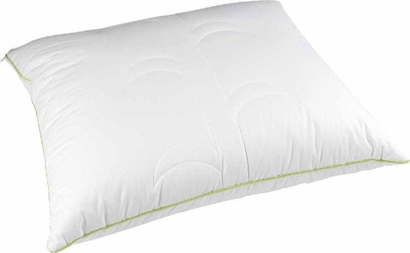 Polydaun Bamboe - Hoofdkussen - Medium - verkoelend - vochtregulerend - 60x70 cm - Wit