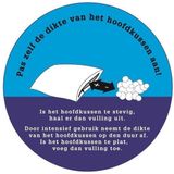 Polydaun Hoofdkussen Lotus - 1000 gram - stevig - Suprelle® Protect