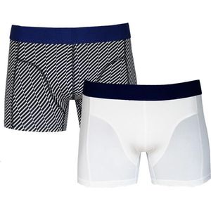Sapph Boxershort Heren - Ethan - Microvezel - 2pack - Geometric Zwart/White - S