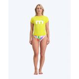 Mistral Short Sleeve Miami Lycra Woman - Yellow