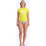 Mistral Short Sleeve Miami Lycra Woman - Yellow