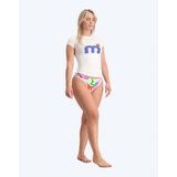 Mistral Short Sleeve Miami Lycra Woman - White