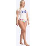 Mistral Short Sleeve Miami Lycra Woman - White