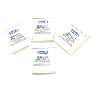 Oral B - Mint waxed Floss - Reisverpakking - 11 meter - Voordeelset a 4 stuks