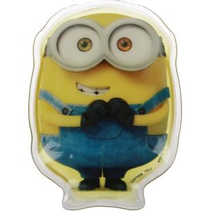 Minions - Mini Herbuikbaar Coldpack - voor Kinderen - Afmeting: 7,5 x 10,5 x 0.5 cm!