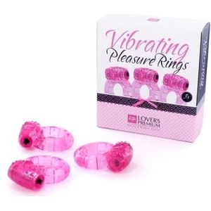 LoversPremium - Pleasure Ringen Roze (3 St.)