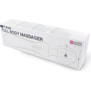 LoversPremium XL Full Body Massager Vibrator - Wit/Paars