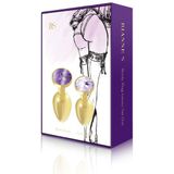 Rianne S Booty Plug Set - Buttplug - 2 Stuks - Goud