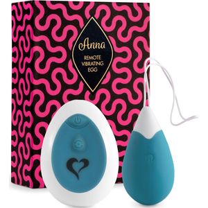 FeelzToys Anna - Vibrerend Ei - Vibrator met Afstandbediening - Groen