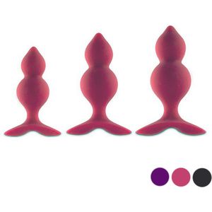 FeelzToys Bibi Twin - Buttplug Set - Roze - 3 stuks