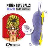 Feelztoys Motion Love Balls Jivy - Vaginale Balletjes - Paars
