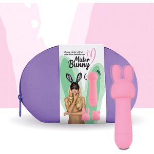 FeelzToys - Mister Bunny Massage Vibrator With 2 Caps Roze