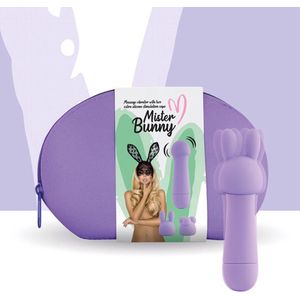 FeelzToys - Mister Bunny Massage Vibrator With 2 Caps Paars
