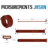 Velv'Or - Rooster Jason Size Adjustable Firm Strap Design Cock Ring Rood