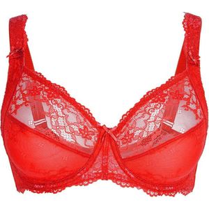 LingaDore DAILY Full Coverage kanten BH - 1400-5A - Rood - 95C