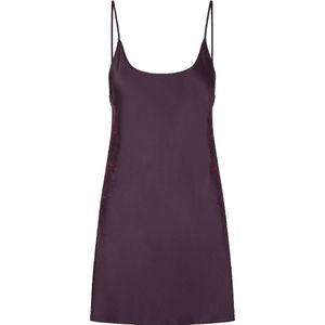 Paarse satijnen slipdress Lingadore - Paars - Maat - M