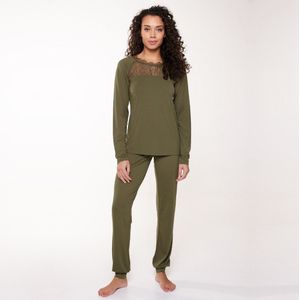 LingaDore Night Pyjama Happy colour | Maat: XXL | Kleur: Groen