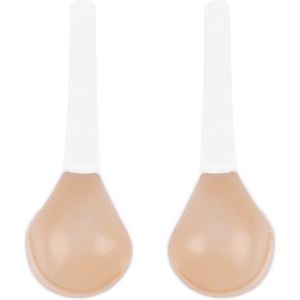 LingaDore - Silicone Invisible Lift Bra - Beige - D Cup - Dames