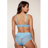 LingaDore - High Waist Slip - Licht Corrigerend - Mesh - Bloemmotief