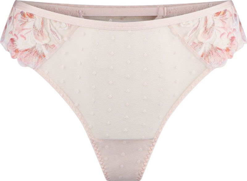 LingaDore - String Rose Blossom - maat M - Roze