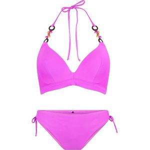 LingaDore - Triangelbikini Set - Fuchsia - Voorgevormd