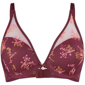 LingaDore - Triangel BH - Bordeaux - Voorgevormd