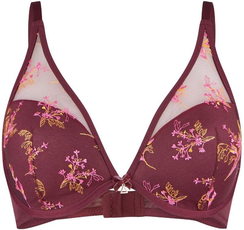 LingaDore - Triangel BH - Bordeaux - Voorgevormd