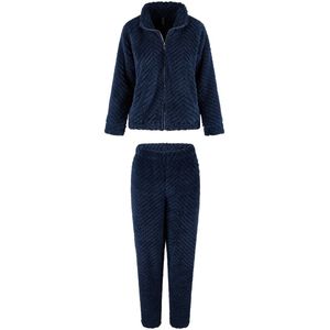 LingaDore - Fluffy Huispak - Blauw - Dark Denim