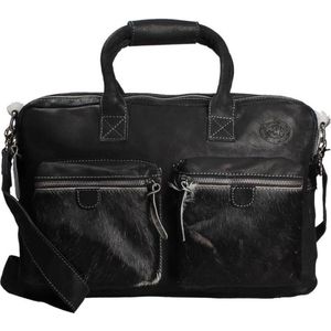 MicMac Arizona westernbag Schoudertas - 15 inch - Black