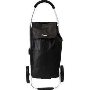 Beagles Alberic Boodschappen Trolley Lichtgewicht Kar Sterk - Zwart
